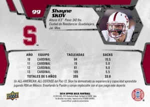 Shayne Skov Trading Card